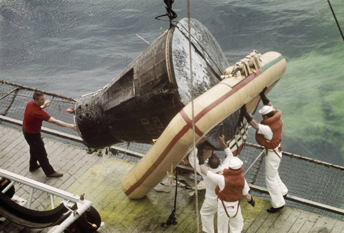 Recovery Of Gemini Spacecraft