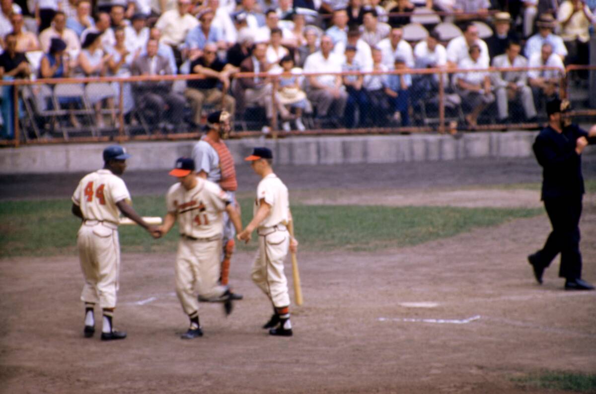 St. Louis Cardinals v Milwaukee Braves