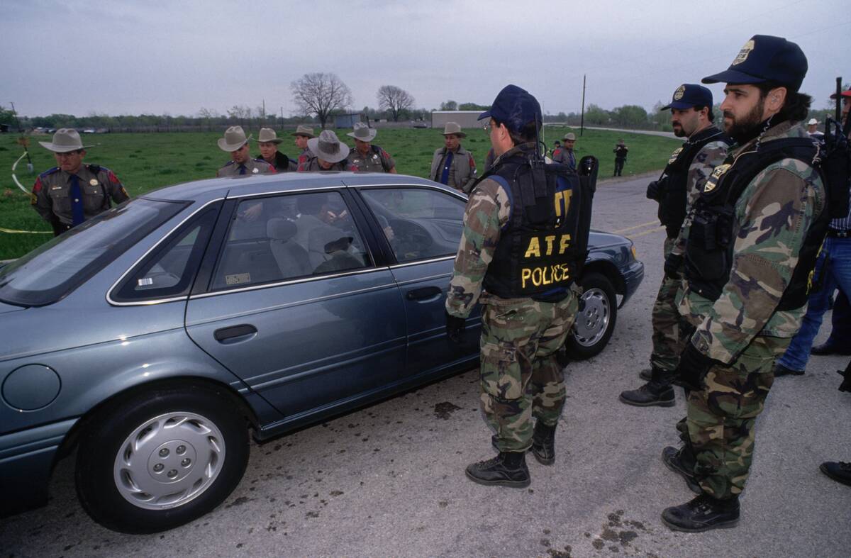 Stopping Motorist During Branch Davidian Standoff