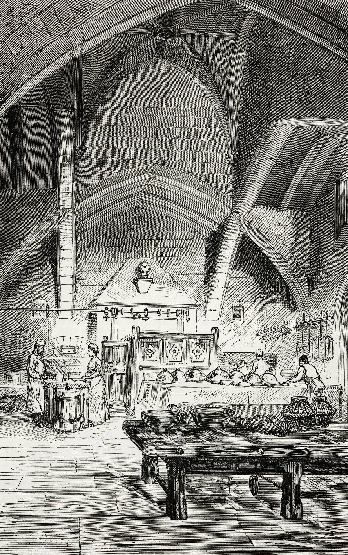 The kitchen, Alnwick Castle