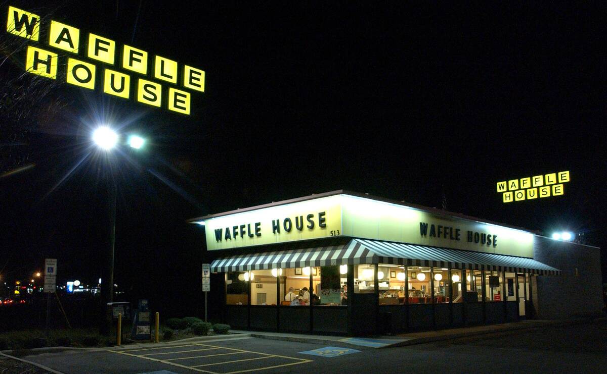 The Waffle House restaurant chain in Winston-Salem, North Ca
