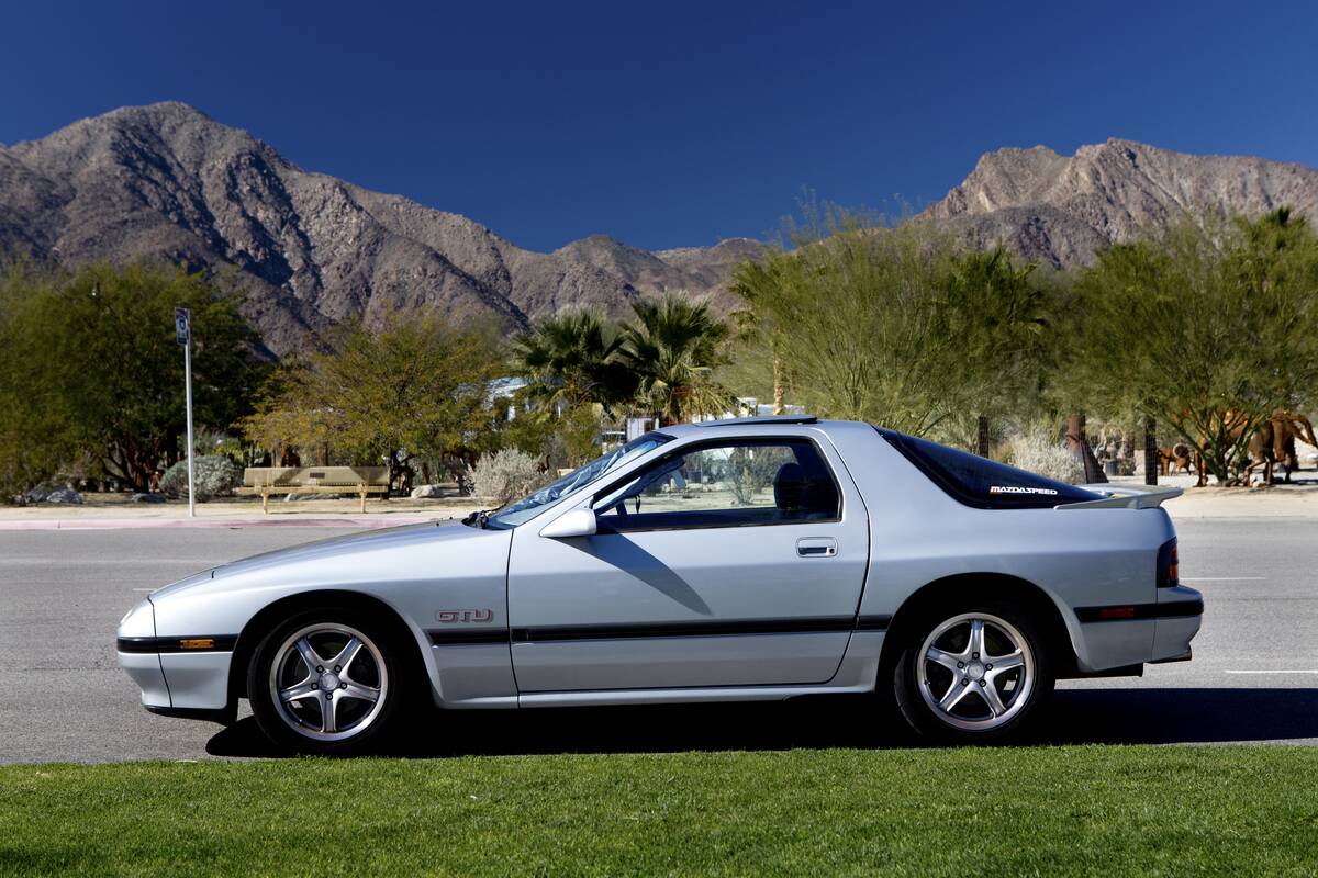 Vintage Mazda in the Anza-Borrego Desert