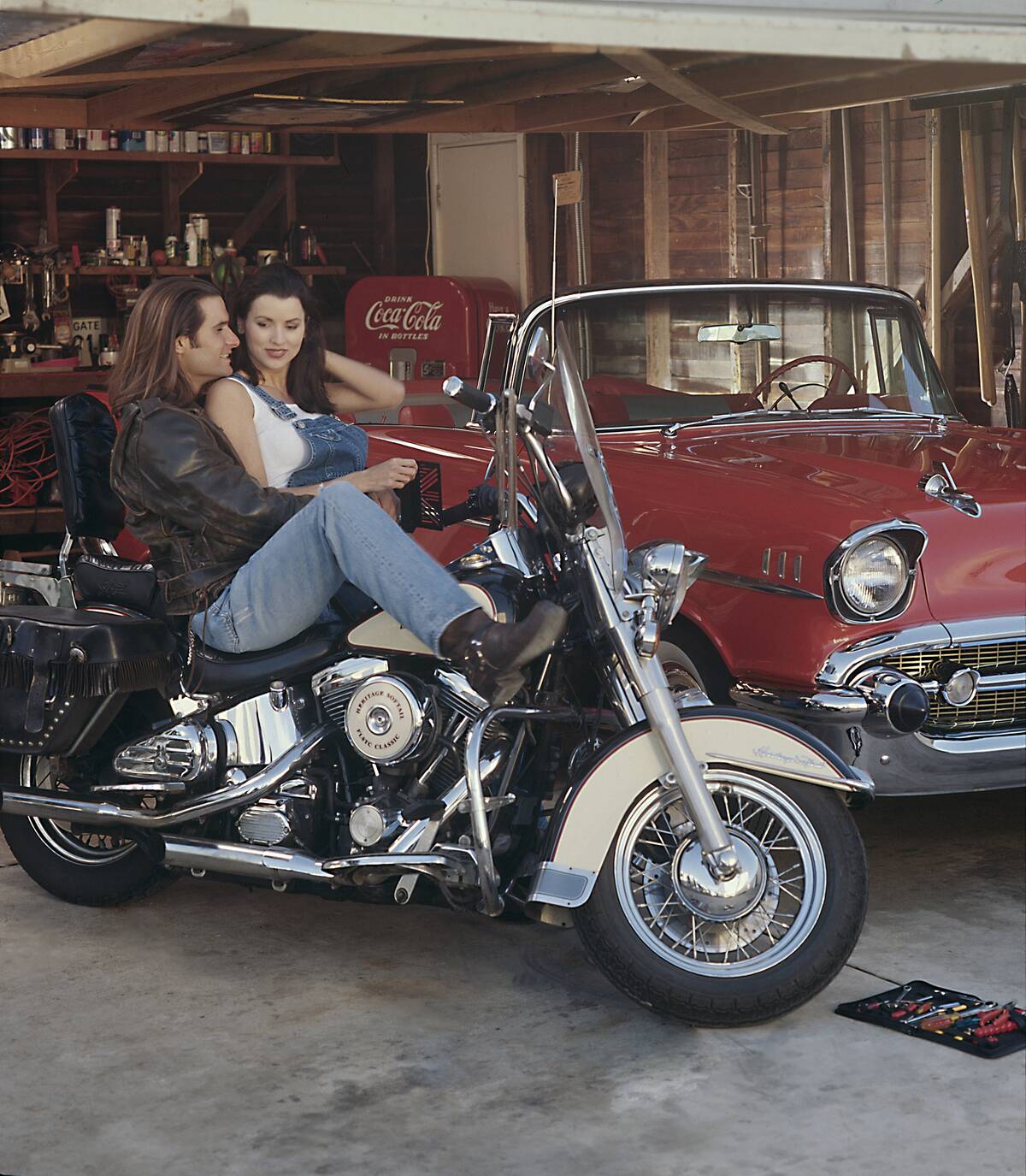 A Couple & A Motorcycle
