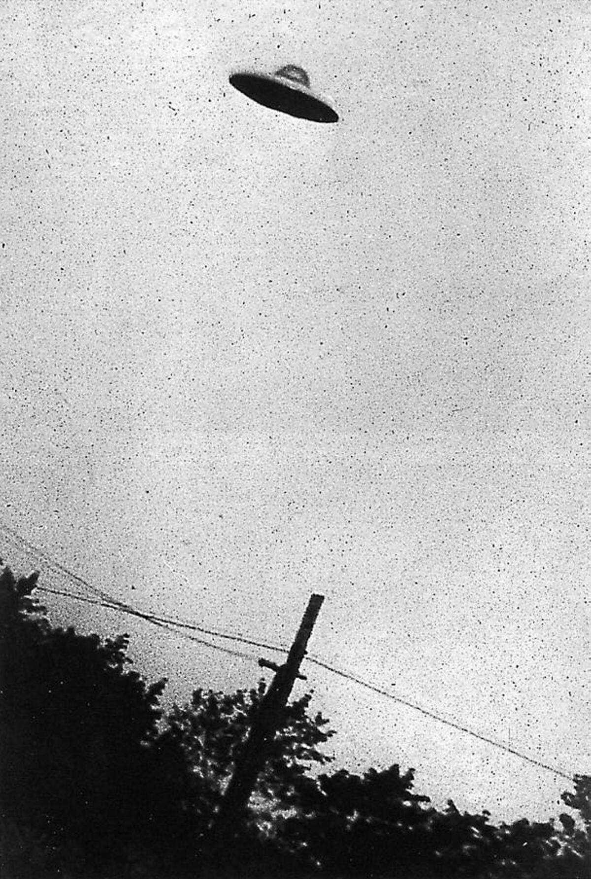 A photo of a purported UFO over Passaic