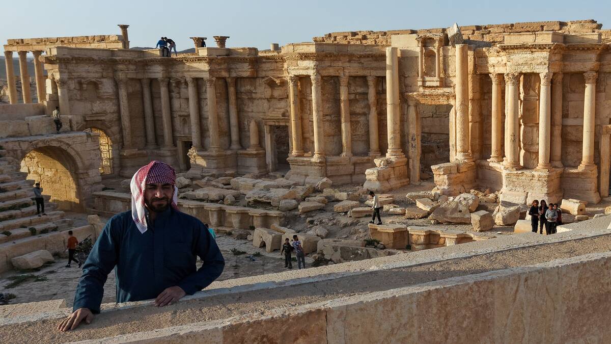 Ancient city of Palmyra in Syria bears the scars of war