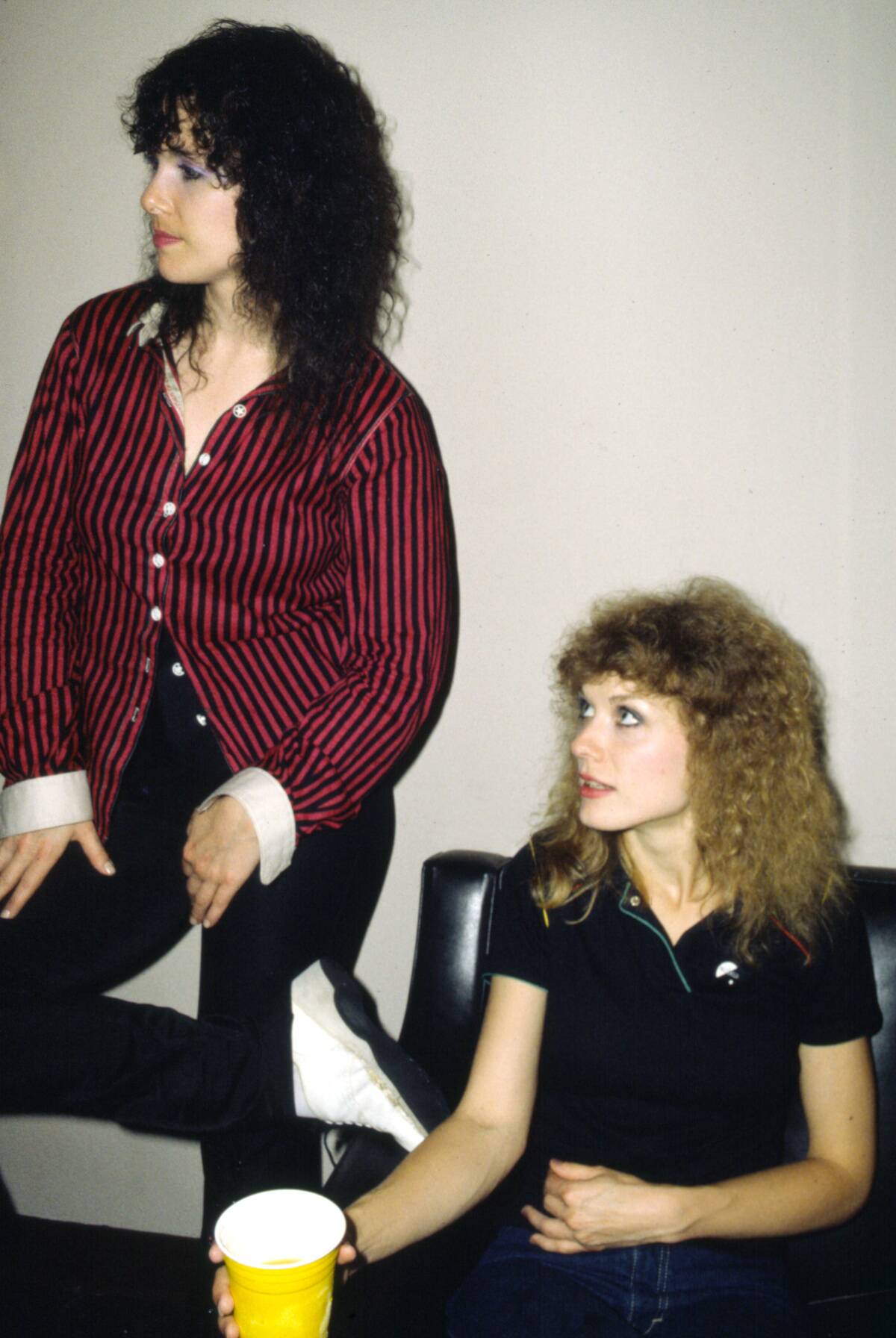 Ann & Nancy Wilson Backstage at the Palladium