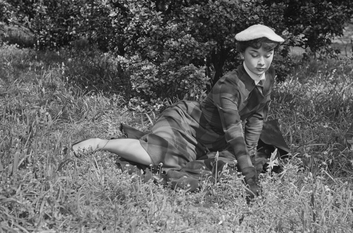 Audrey Hepburn At Kew Gardens