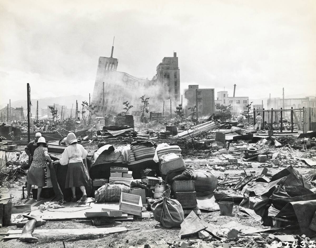 Earthquake Survivors Scavenging