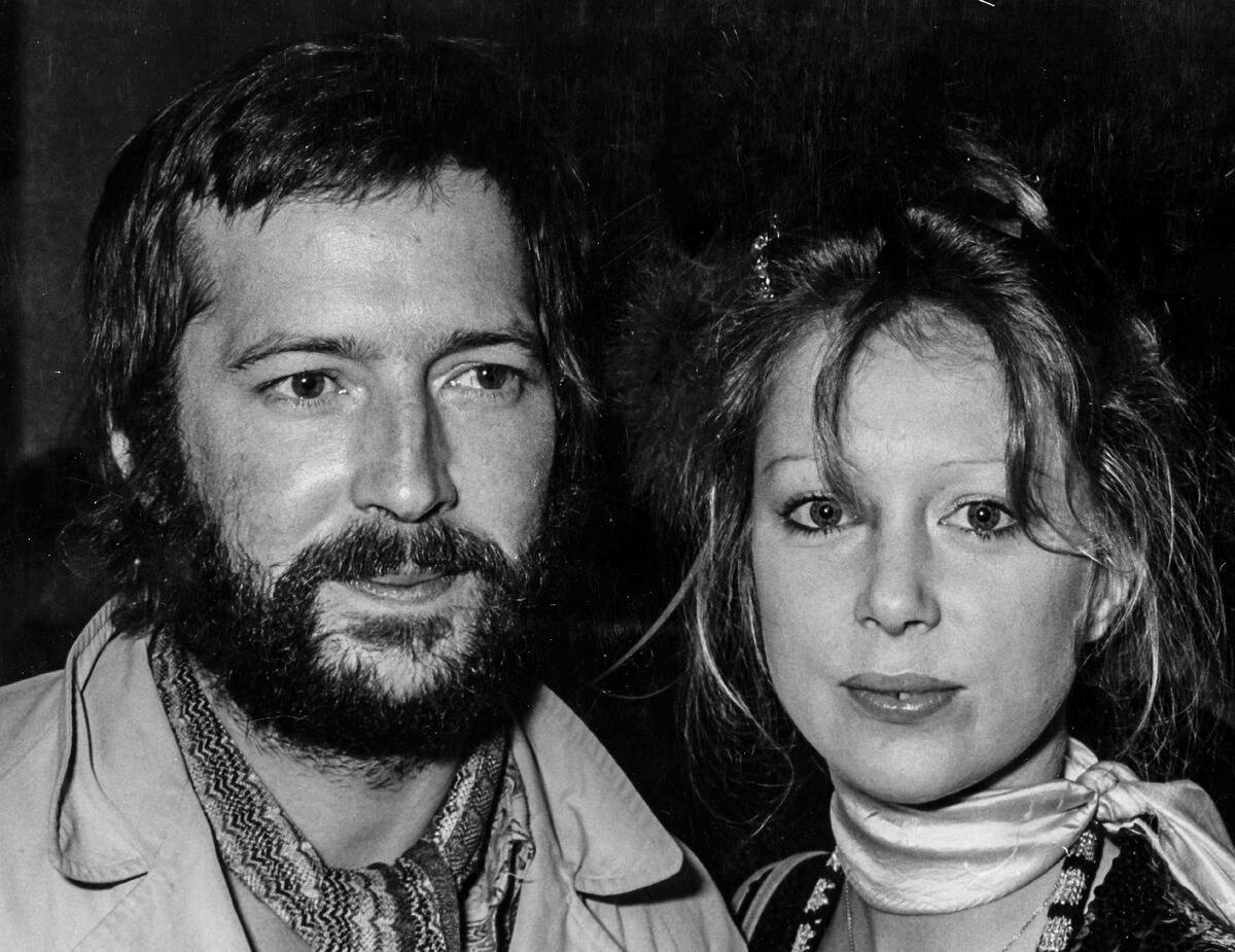Eric Clapton and Pattie Boyd