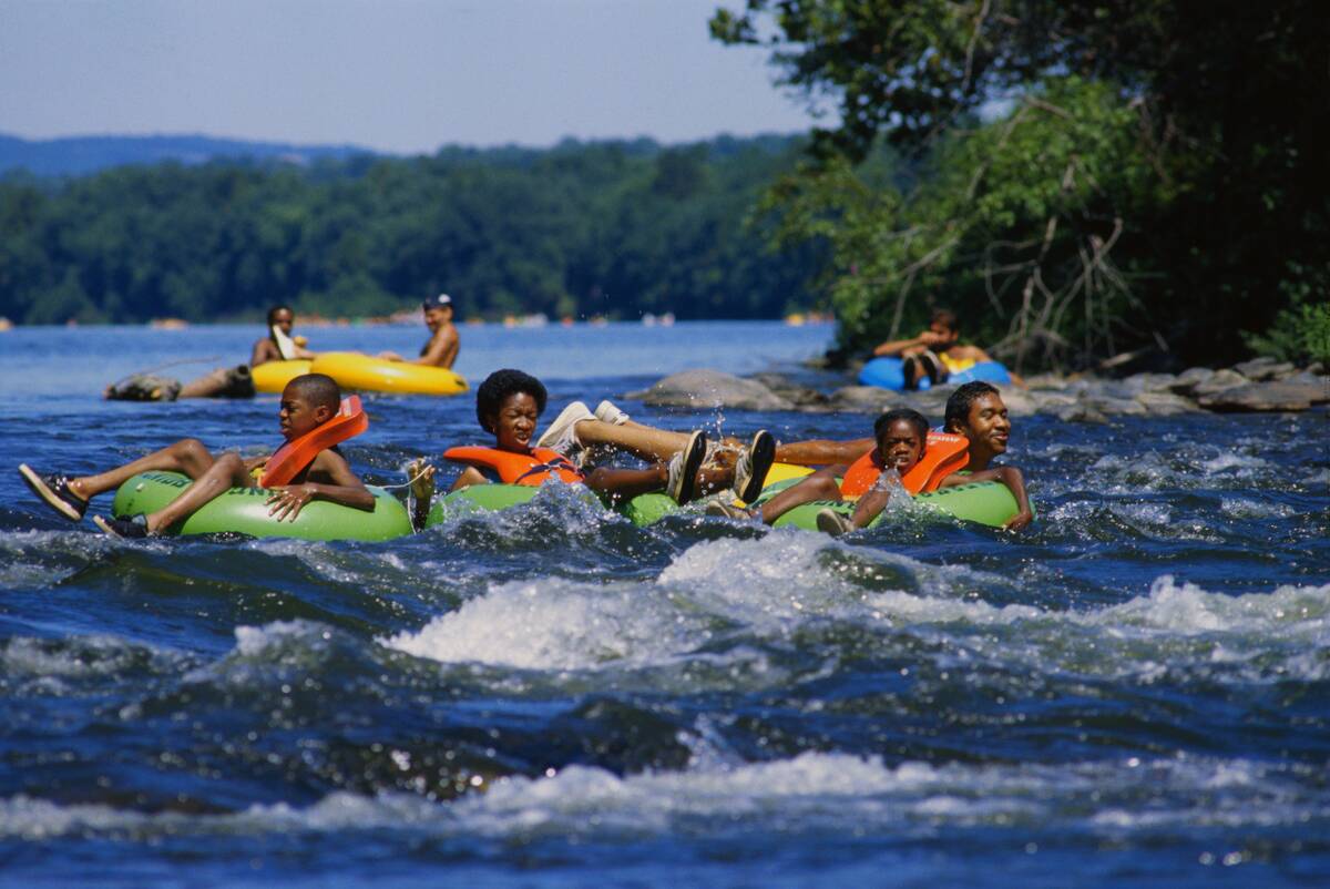 Family Tubing on Delaware River