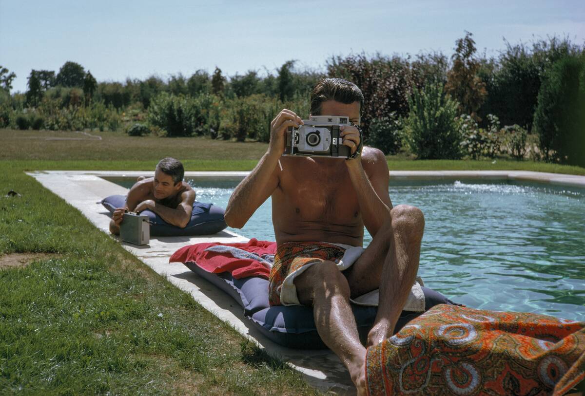 Hubert De Givenchy and Philipe Venet