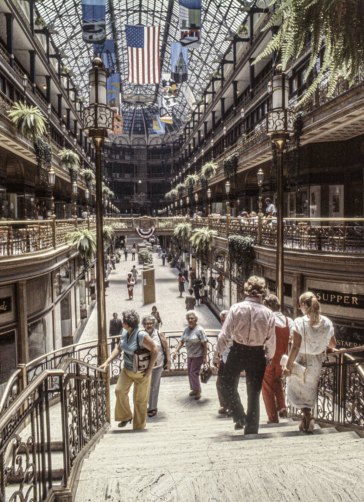 Interior View Of The Cleveland Arcade