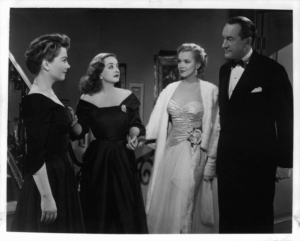 Marilyn Monroe And George Sanders In 'All About Eve'