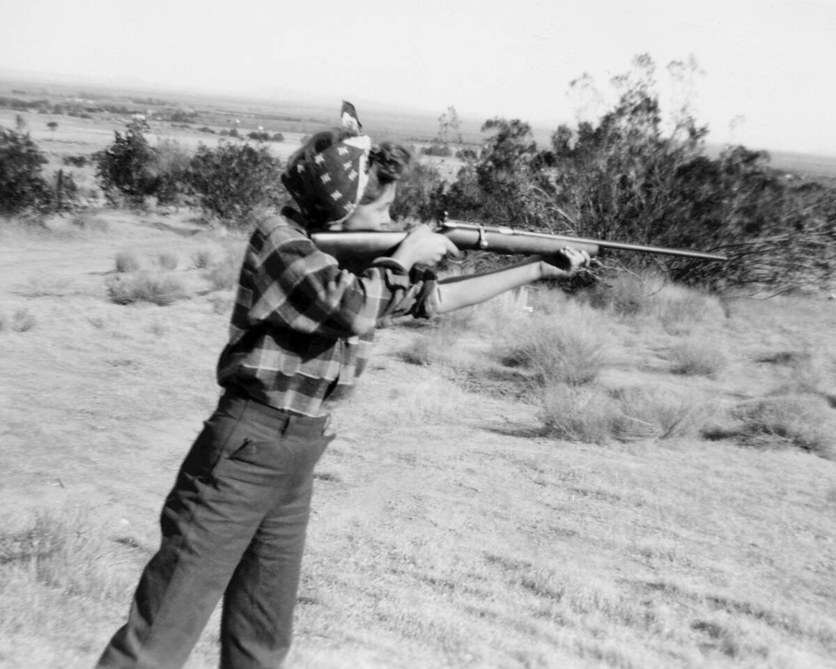 Marilyn Monroe Takes Aim