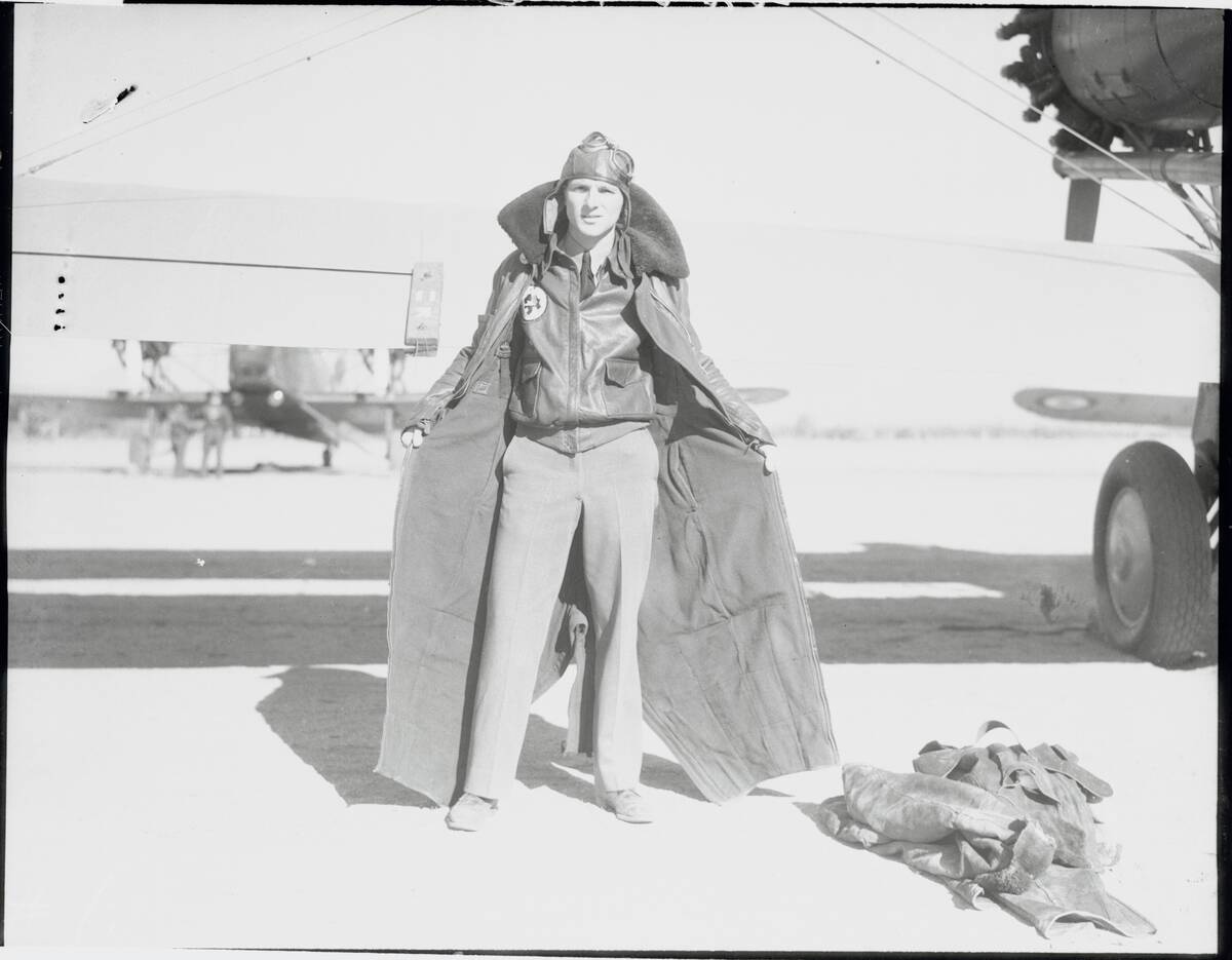 Pilot Posing in His New Flying Suit