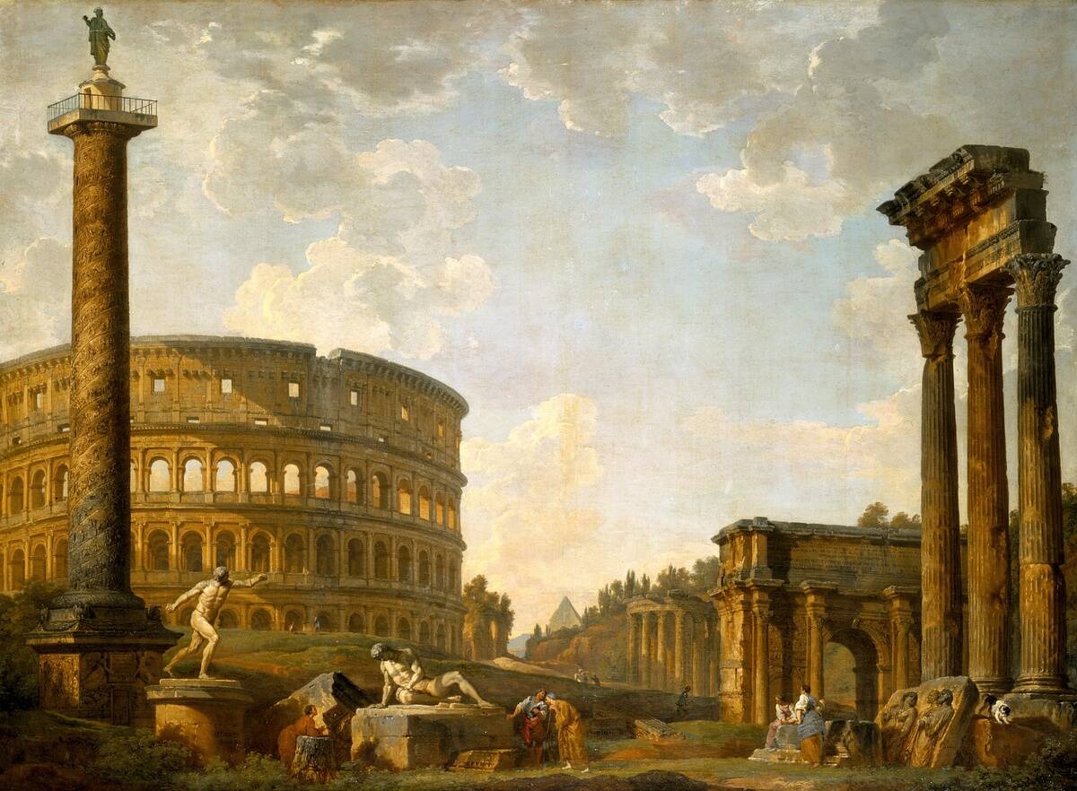 Roman Capriccio: The Colosseum And Other Monuments