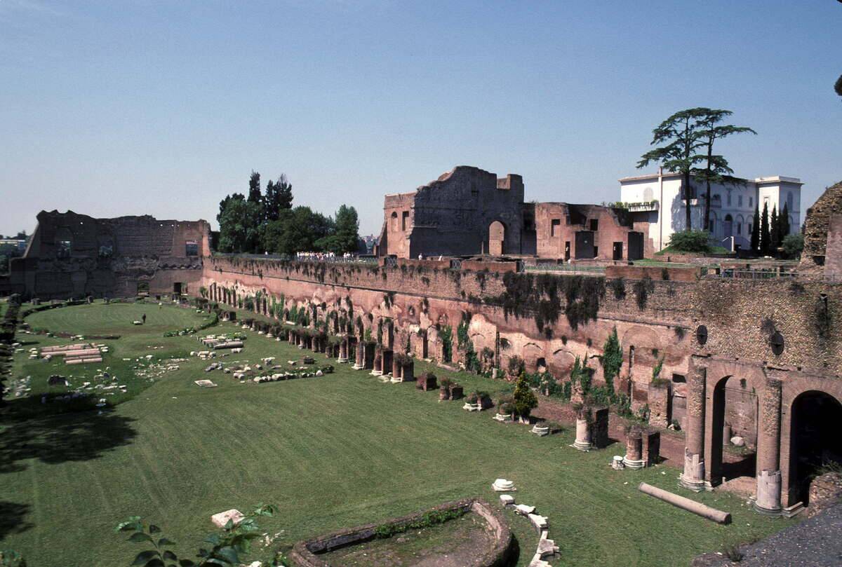 Rome (Italy). The Circus Maximus on the Palatine h