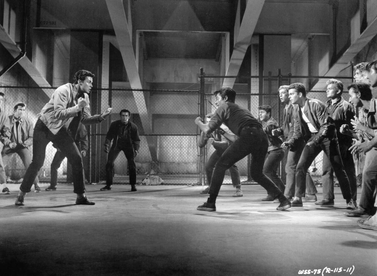 Rumble Scene in West Side Story