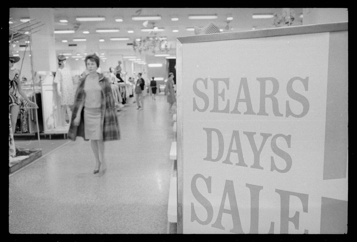 Shoppers At A 'Sears Days Sale'