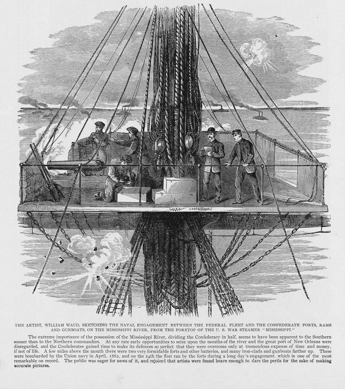 Sketching Naval Engagement