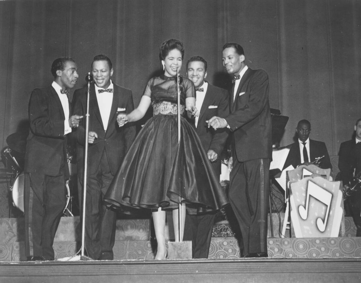 The Platters Performing