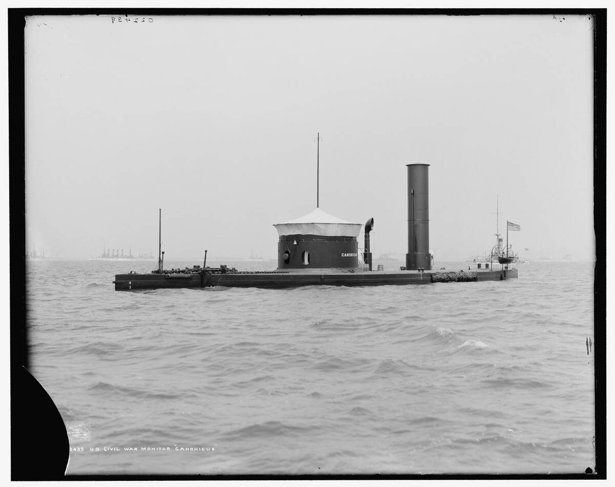 U.S. Civil War Monitor Canonicus