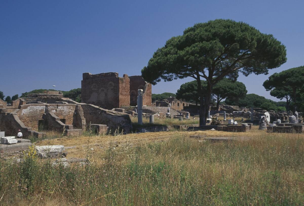 View of Capitolium and Forum, Lazio