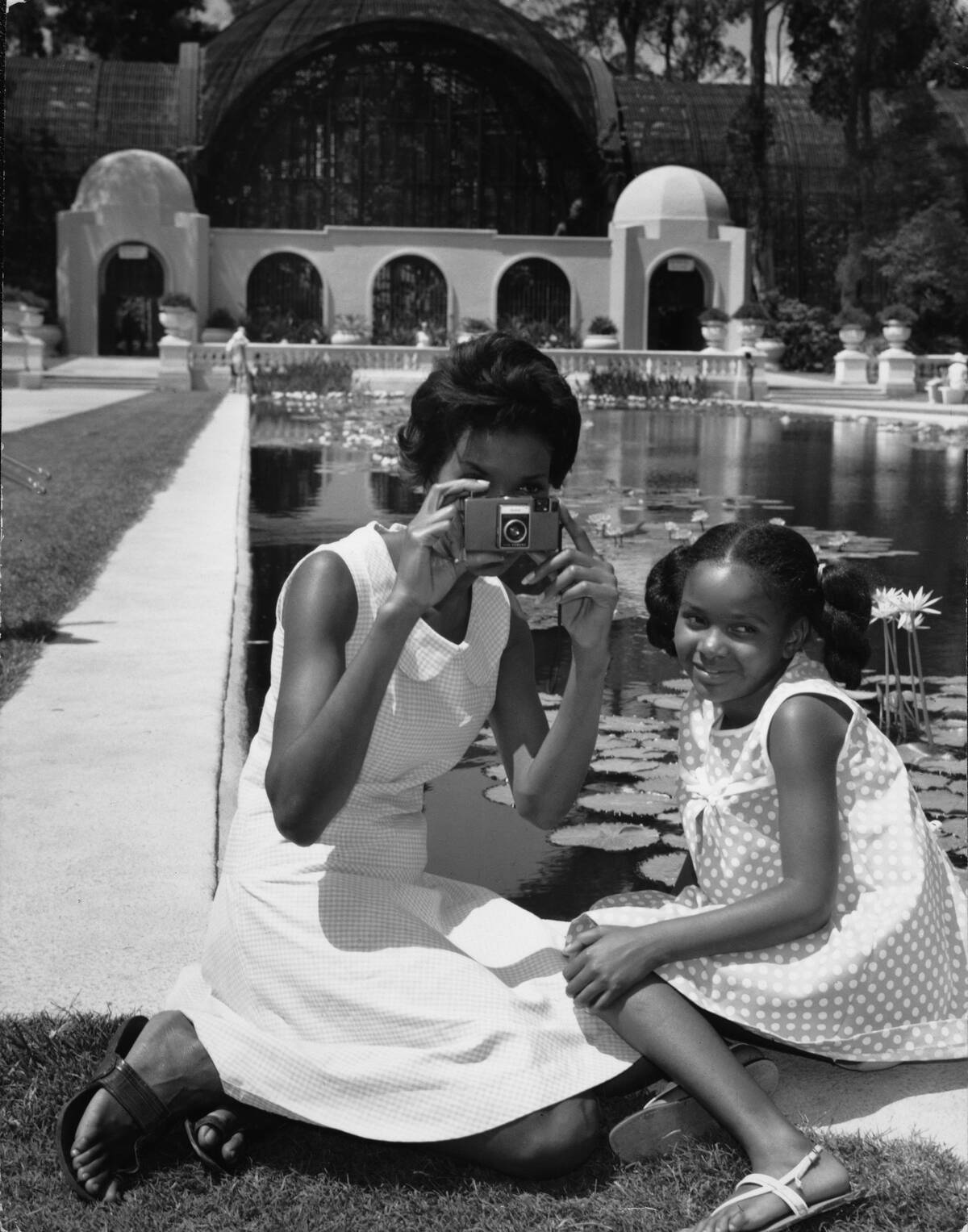 Woman And Girl In Bilboa Park