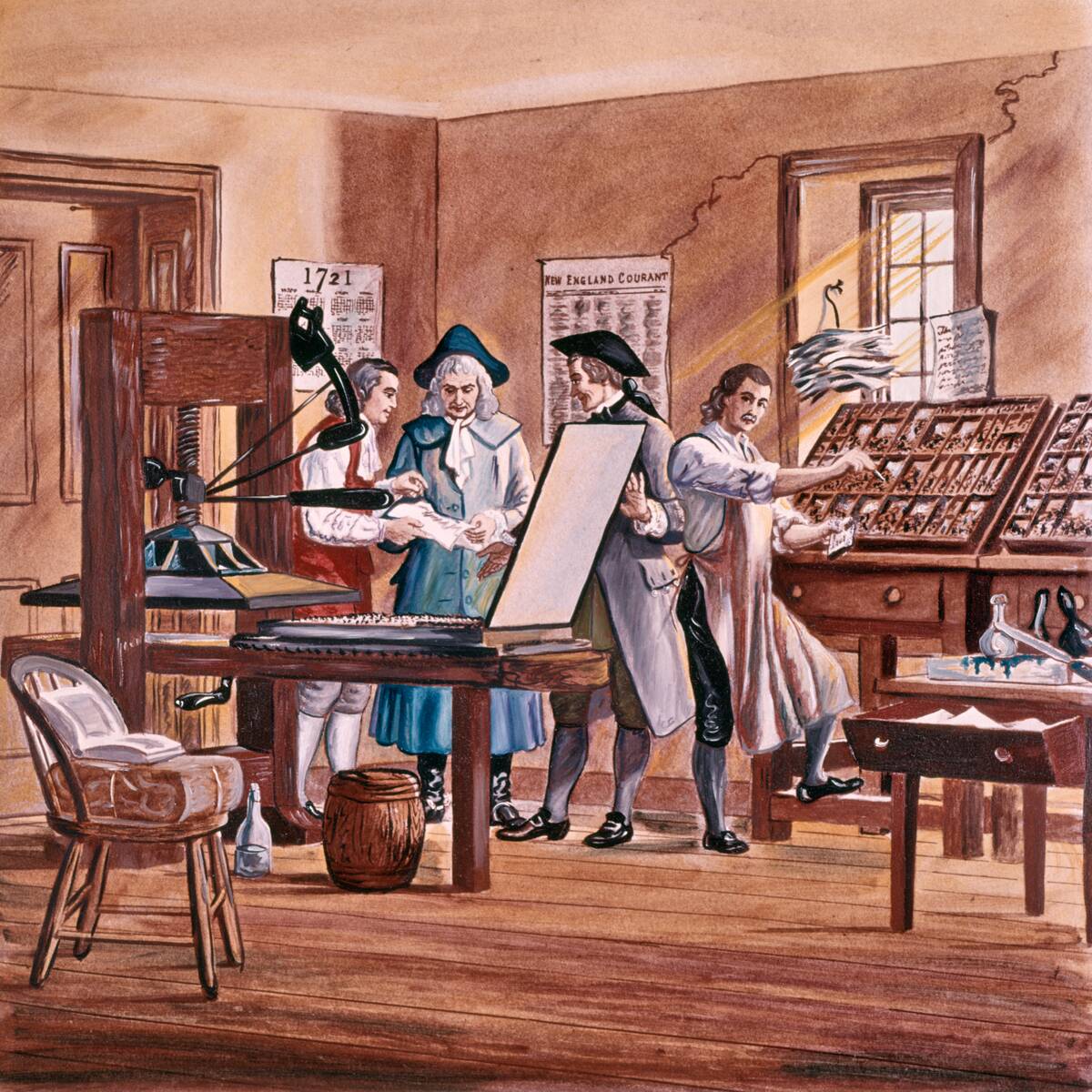1700s 1721 BENJAMIN...