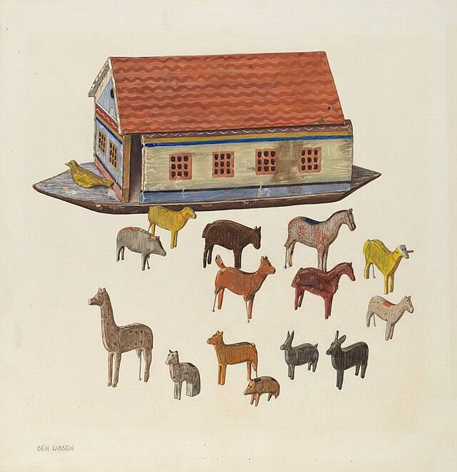 Noah's_ark_and_animals_1943.8.7806