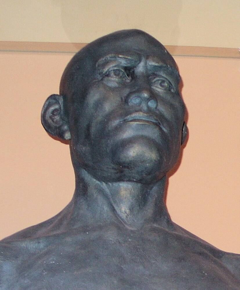 Sunghir_man,_forensic_reconstruction_by_M.M._Gerasimov