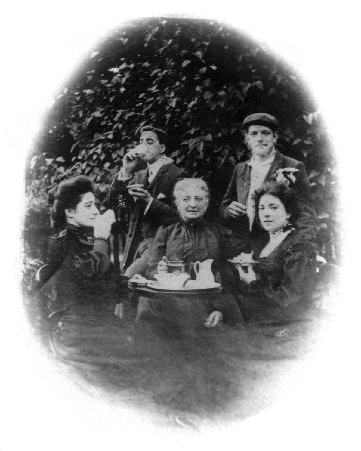 A tea party, San Francisco, California, USA, early 20th century.
