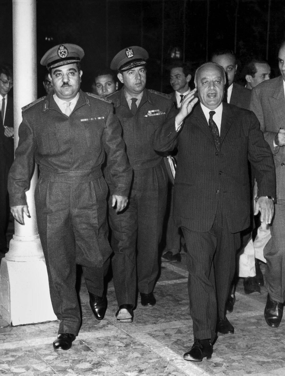 Ahmad Shukeiri (R), also Al-Shuqeiry or