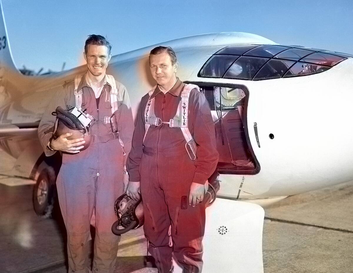 Bell X-1 (Colorized)