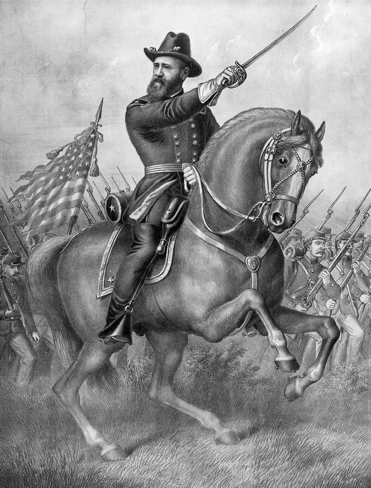 Benjamin Harrison Riding Horse/Civil War