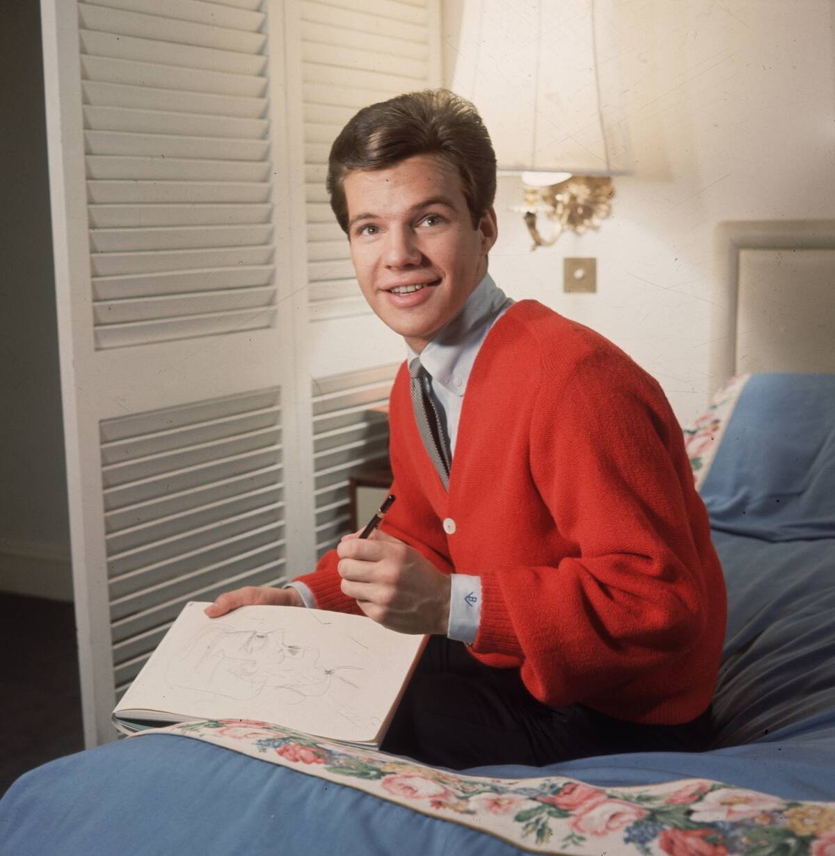 Bobby Vee Sketching