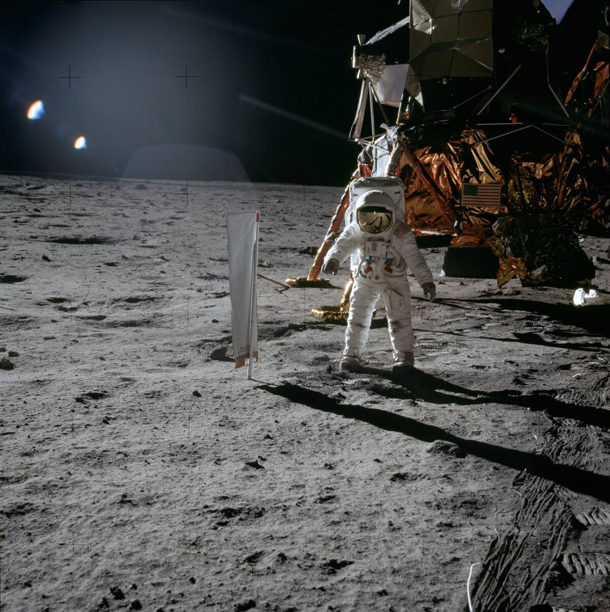 Buzz Aldrin On The Moon