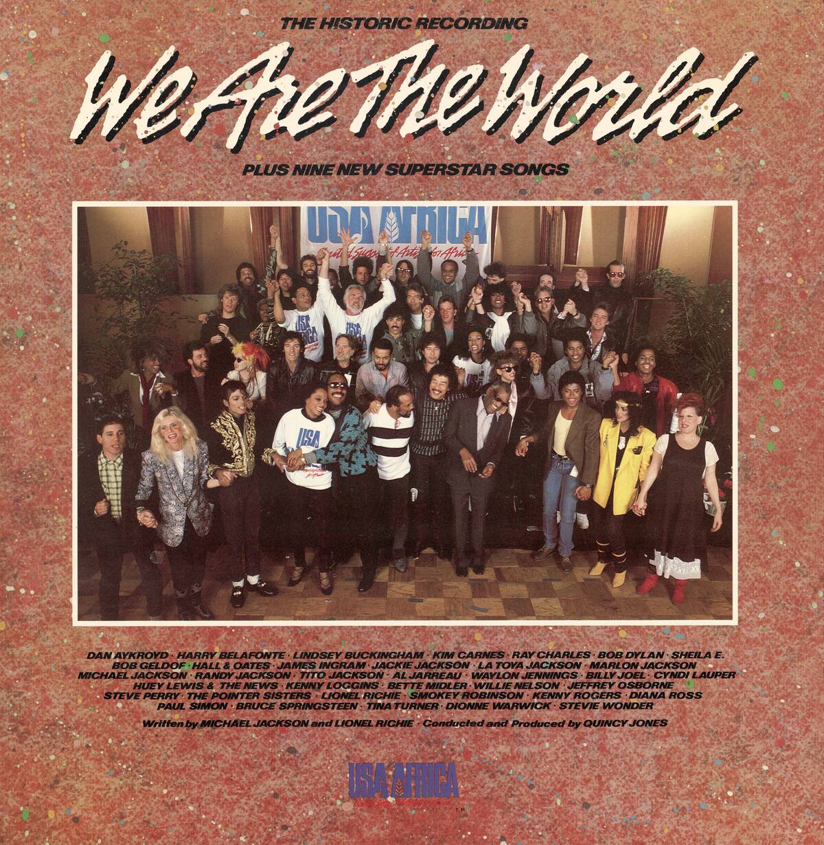Cover Of The 'We Are The World' Album