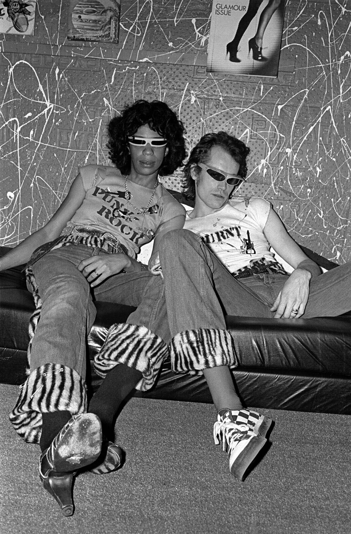 Craig & Marsha Wearing Punk Fashion Designs