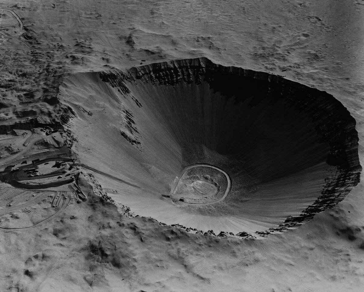 Crater Left by Atomic Blast