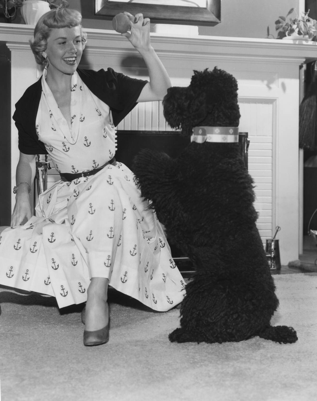 Doris Day And Poodle