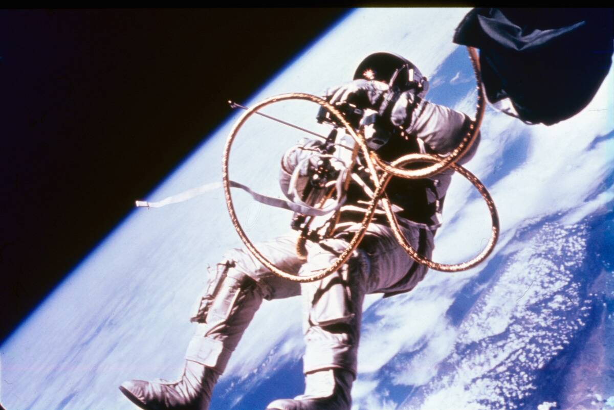 Ed White's Gemini 4 Space Walk