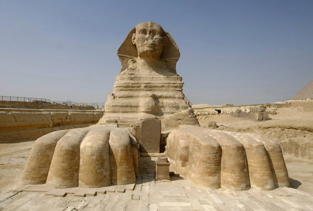 EGYPT-ARCHAEOLOGY-GIZA-SPHINX