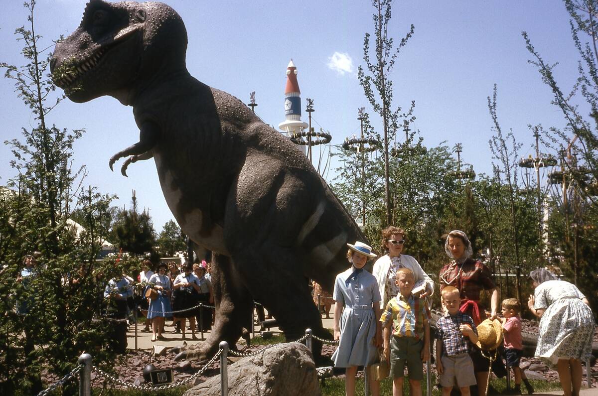 Family With Tyrannosaurus