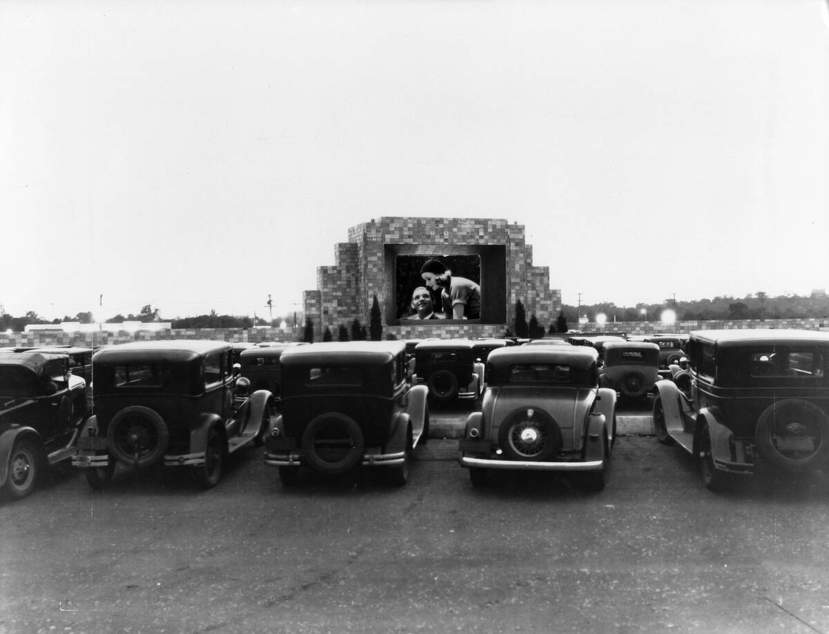 First drive-in theater in Camden, New Jersey