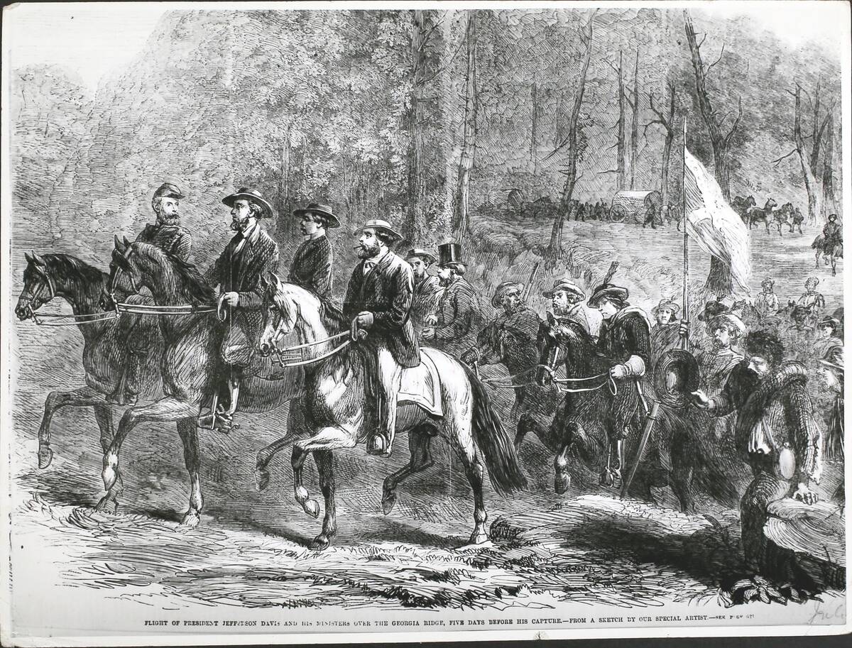 Flight of President Jefferson Davis