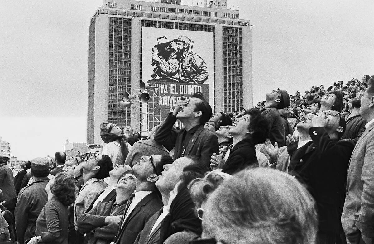 Guests On Presidential Grandstand