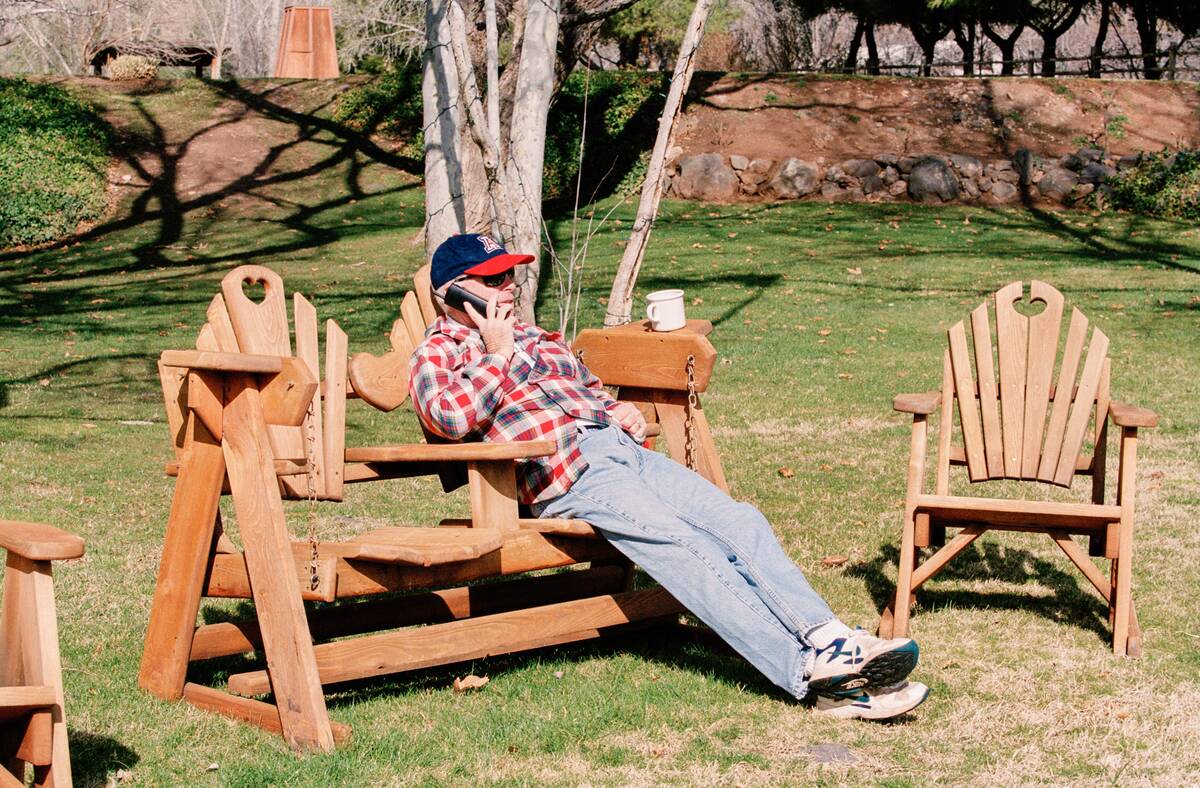 John McCain at the McCain Ranch