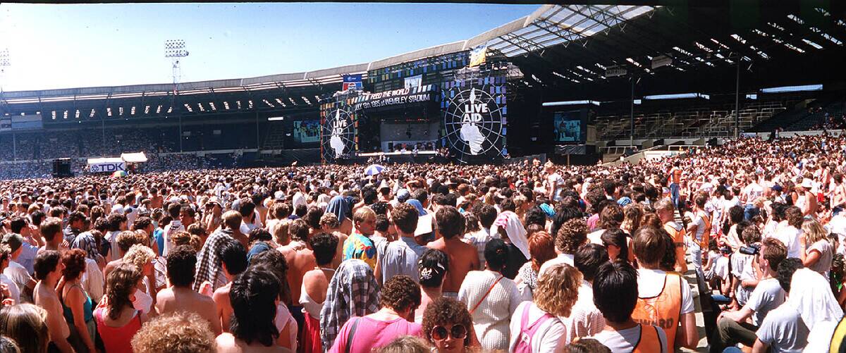 Live Aid In 1985