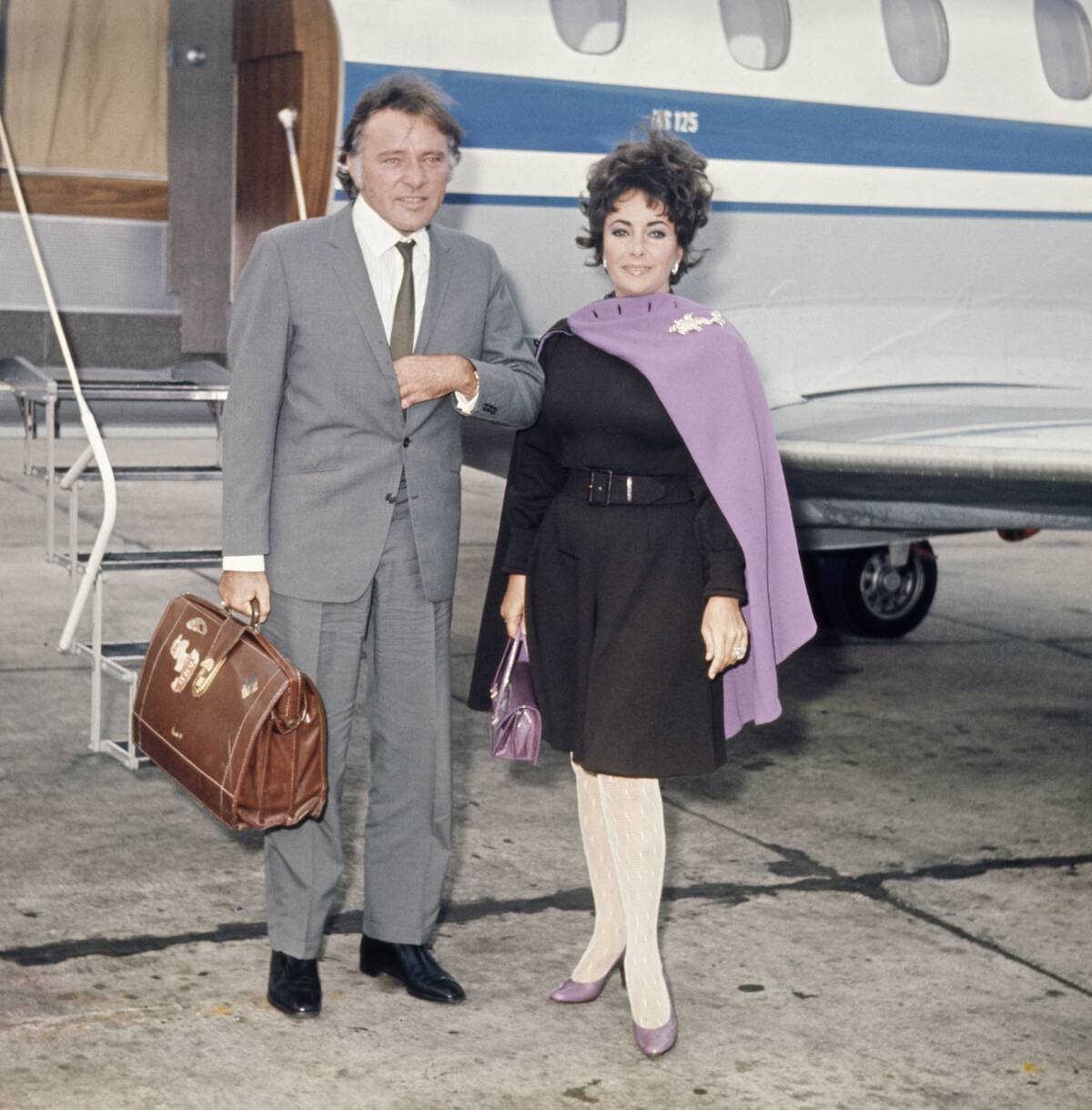 Liz Taylor et Richard Burton